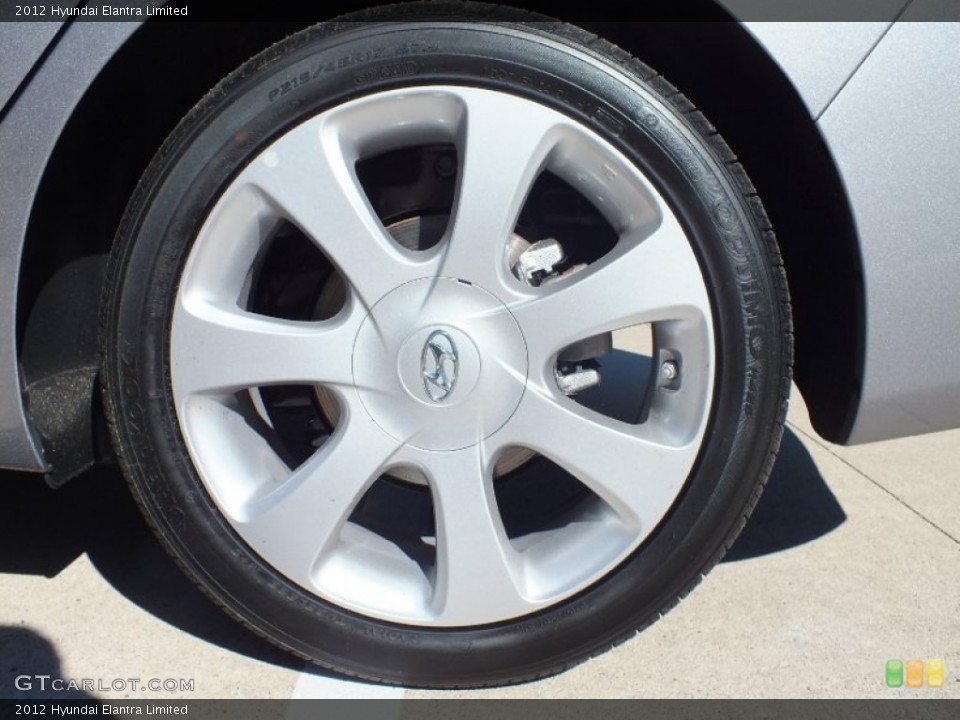 2012 Hyundai Elantra Limited Wheel and Tire Photo #61140464