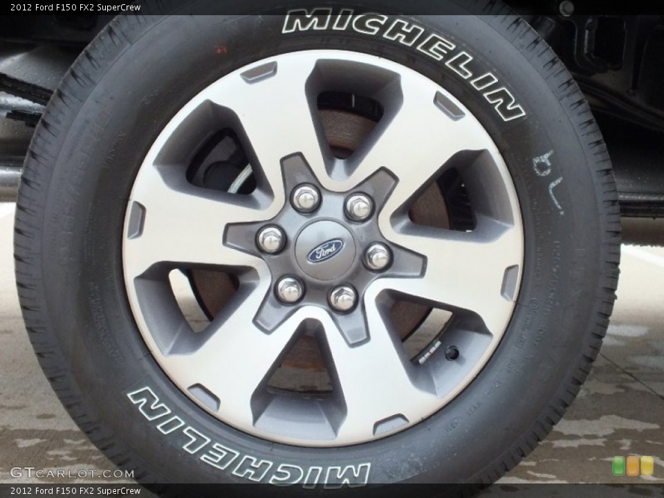 2012 Ford F150 FX2 SuperCrew Wheel and Tire Photo #61142389