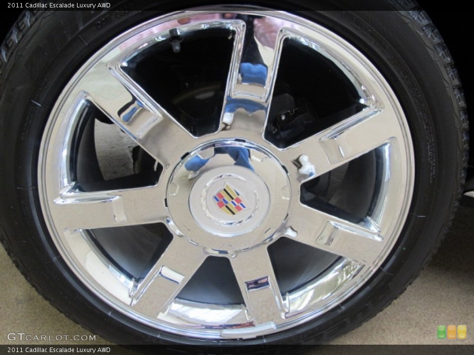 2011 Cadillac Escalade Luxury AWD Wheel and Tire Photo #61145781