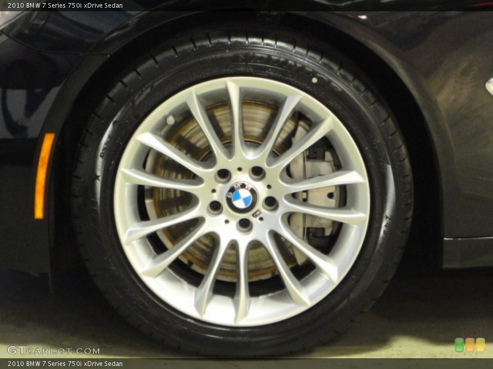 2010 BMW 7 Series 750i xDrive Sedan Wheel and Tire Photo #61146836