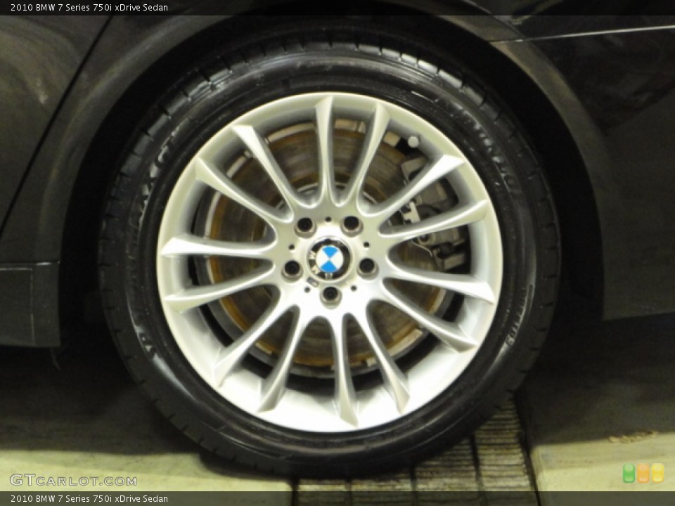 2010 BMW 7 Series 750i xDrive Sedan Wheel and Tire Photo #61146845