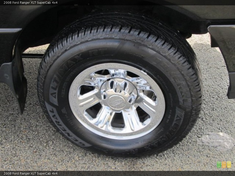 2008 Ford Ranger XLT SuperCab 4x4 Wheel and Tire Photo #61148807