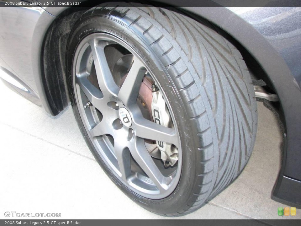 2008 Subaru Legacy 2.5 GT spec.B Sedan Wheel and Tire Photo #6115064