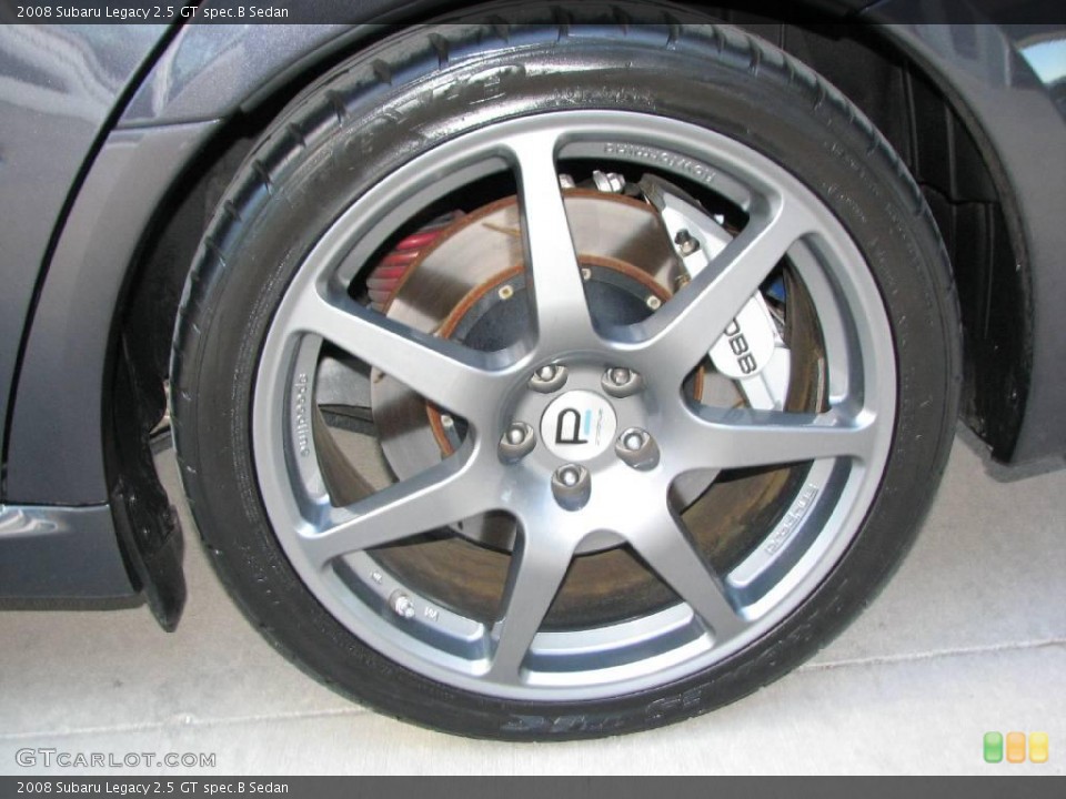 2008 Subaru Legacy 2.5 GT spec.B Sedan Wheel and Tire Photo #6115074