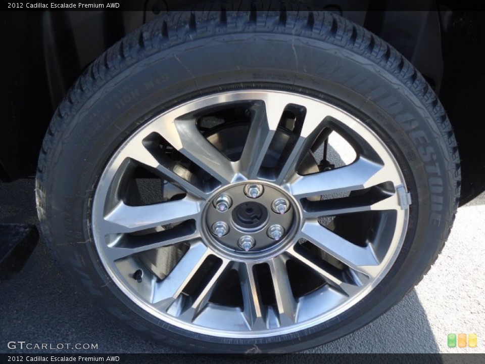 2012 Cadillac Escalade Premium AWD Wheel and Tire Photo #61152371