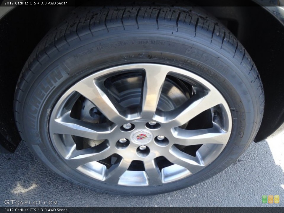 2012 Cadillac CTS 4 3.0 AWD Sedan Wheel and Tire Photo #61152620