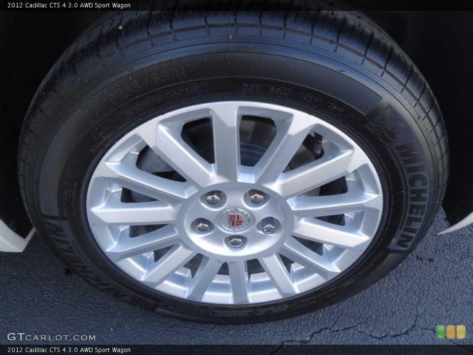 2012 Cadillac CTS 4 3.0 AWD Sport Wagon Wheel and Tire Photo #61153469