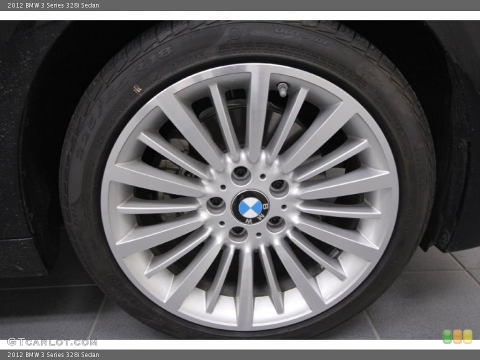 2012 BMW 3 Series 328i Sedan Wheel and Tire Photo #61165955