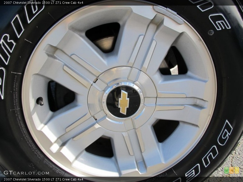 2007 Chevrolet Silverado 1500 LT Z71 Crew Cab 4x4 Wheel and Tire Photo #61168756
