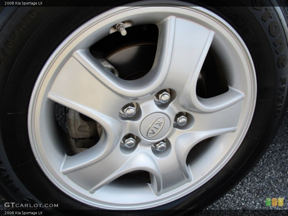 2008 Kia Sportage LX Wheel and Tire Photo #61168981
