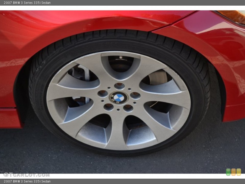 2007 BMW 3 Series 335i Sedan Wheel and Tire Photo #61173403
