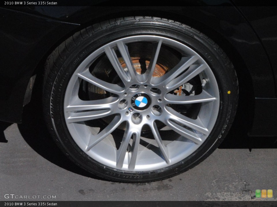 2010 BMW 3 Series 335i Sedan Wheel and Tire Photo #61173479