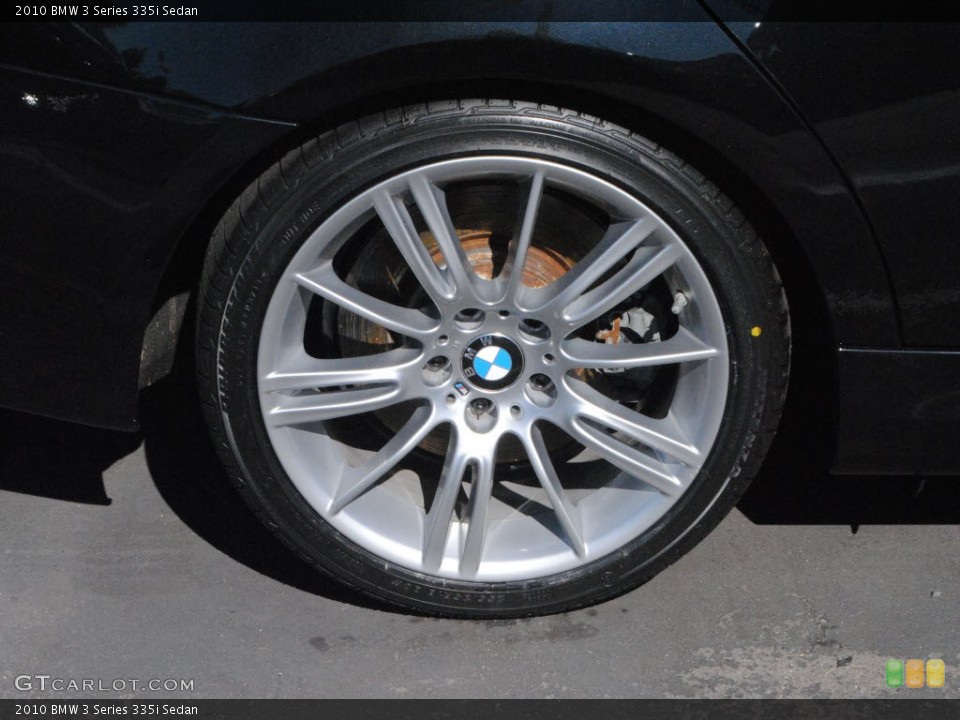 2010 BMW 3 Series 335i Sedan Wheel and Tire Photo #61173571