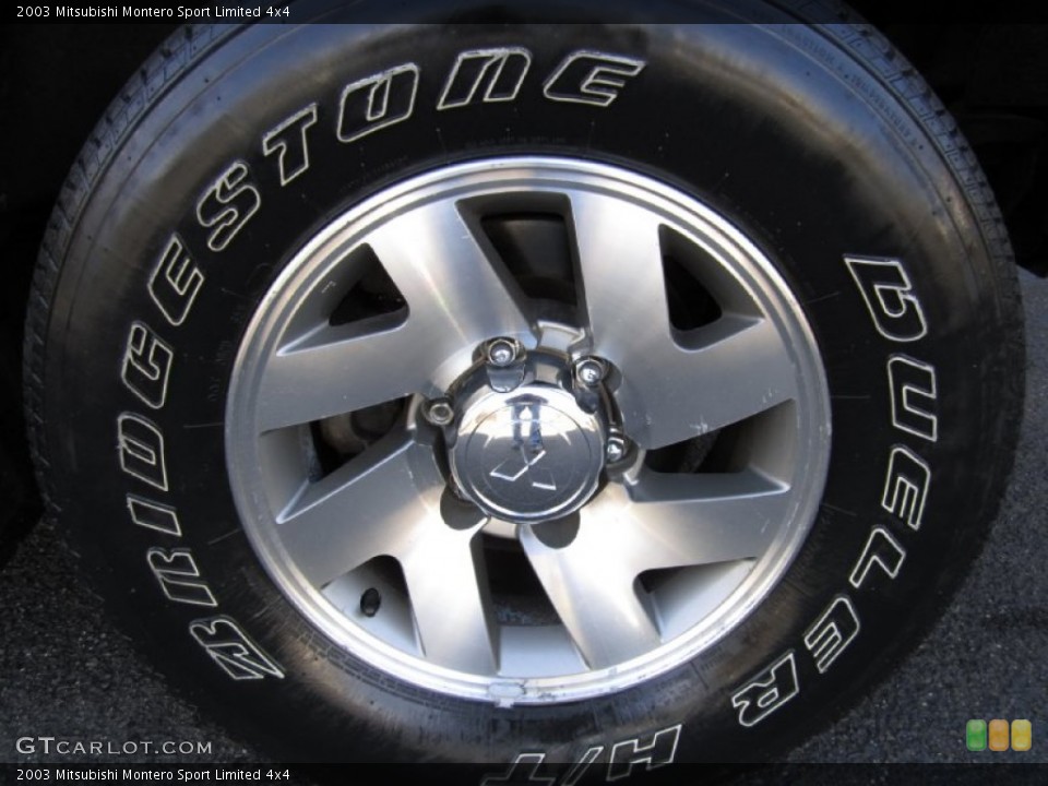 2003 Mitsubishi Montero Sport Limited 4x4 Wheel and Tire Photo #61175995