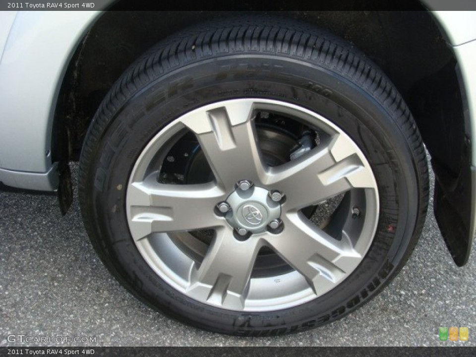 2011 Toyota RAV4 Sport 4WD Wheel and Tire Photo #61177978