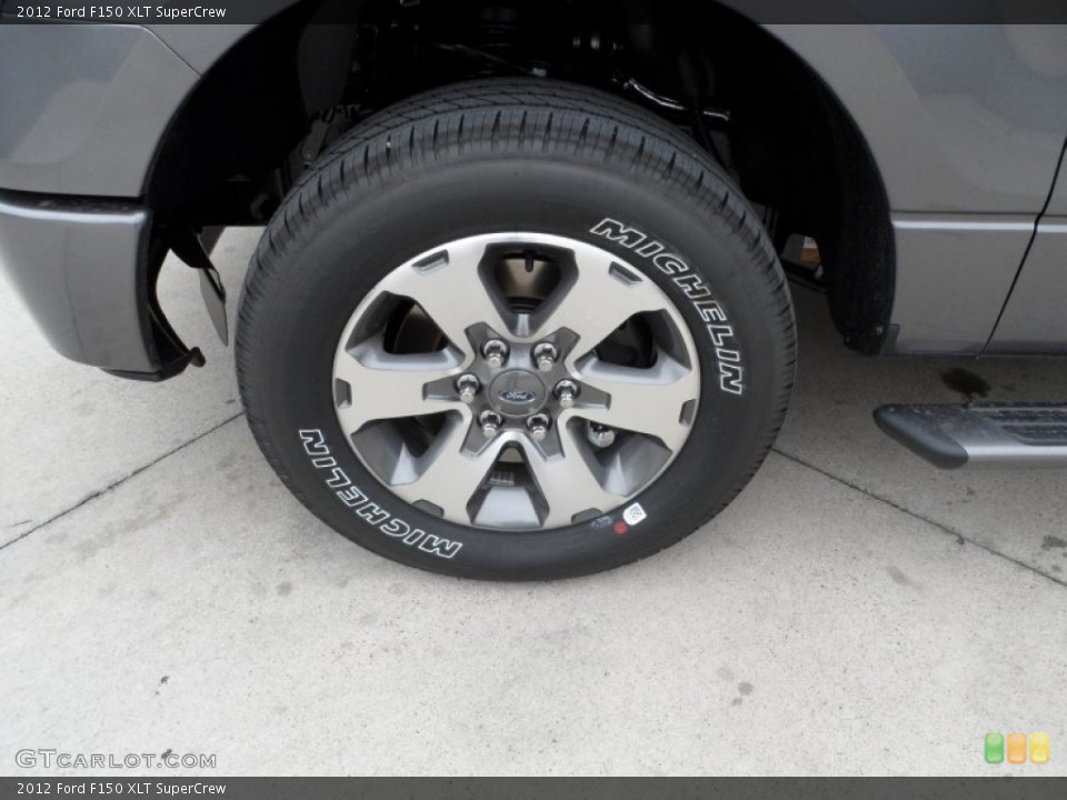 2012 Ford F150 XLT SuperCrew Wheel and Tire Photo #61181032