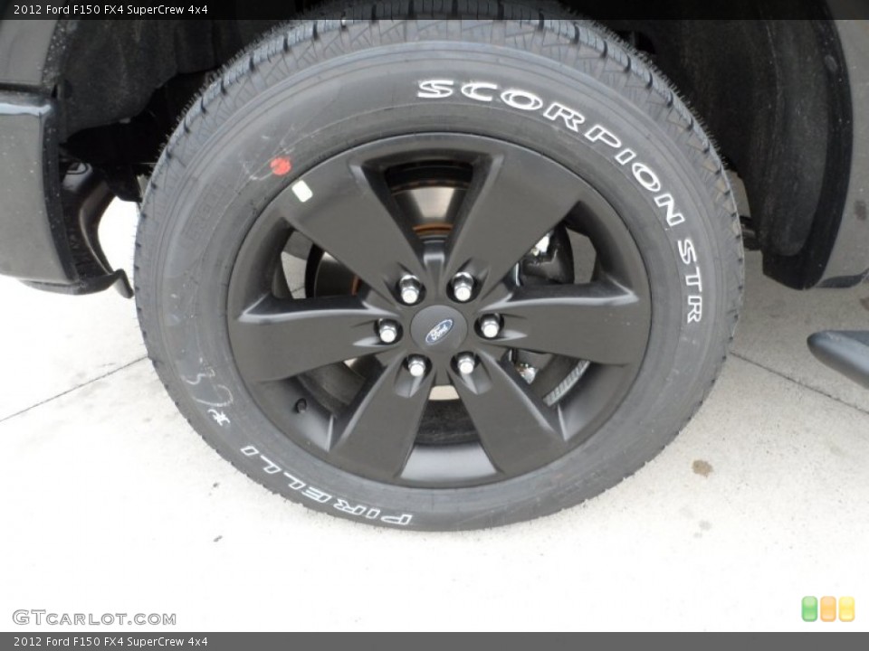 2012 Ford F150 FX4 SuperCrew 4x4 Wheel and Tire Photo #61182694