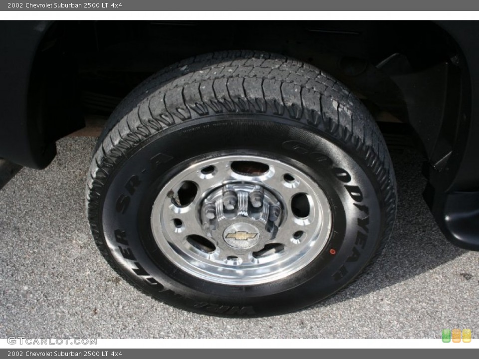 2002 Chevrolet Suburban 2500 LT 4x4 Wheel and Tire Photo #61187178
