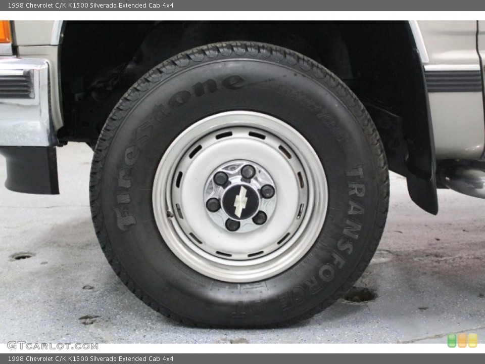 1998 Chevrolet C/K K1500 Silverado Extended Cab 4x4 Wheel and Tire Photo #61199824
