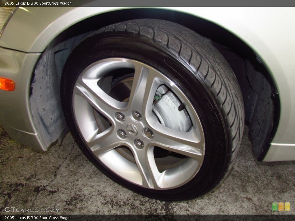 2005 Lexus IS 300 SportCross Wagon Wheel and Tire Photo #61211545