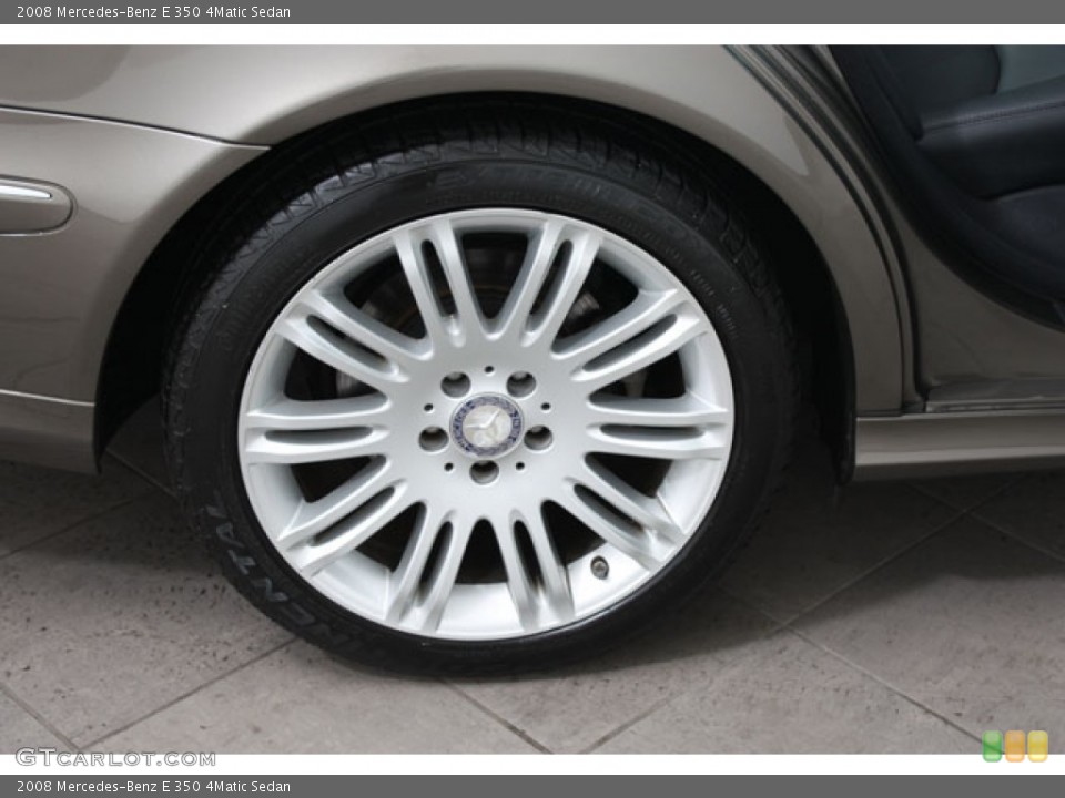 2008 Mercedes-Benz E 350 4Matic Sedan Wheel and Tire Photo #61213134