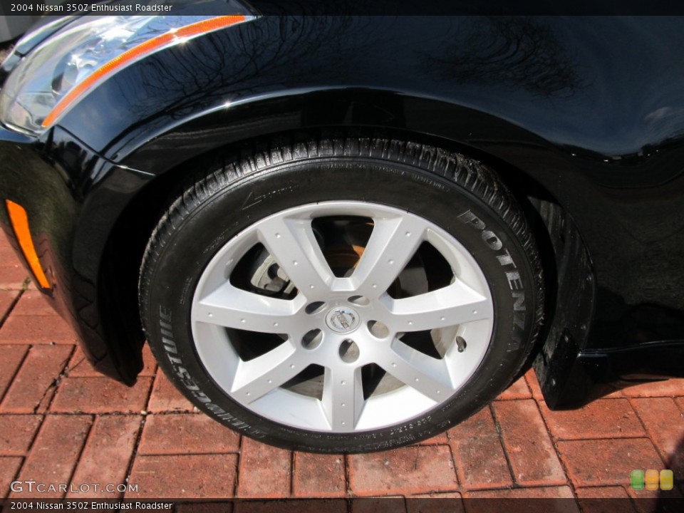 2004 Nissan 350Z Enthusiast Roadster Wheel and Tire Photo #61213785