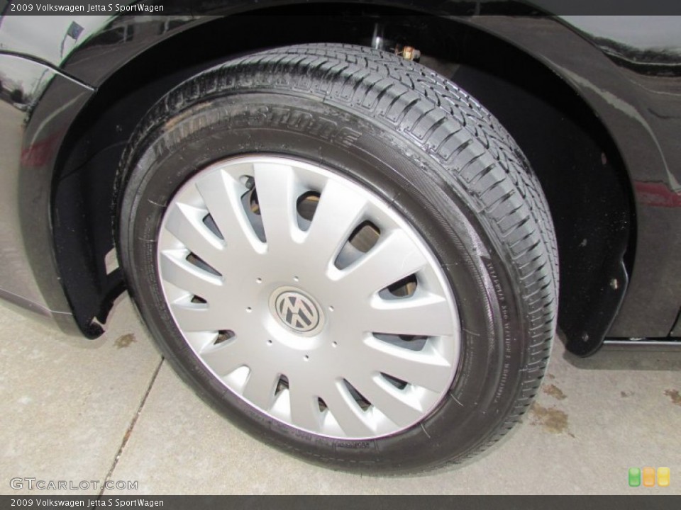 2009 Volkswagen Jetta S SportWagen Wheel and Tire Photo #61217169