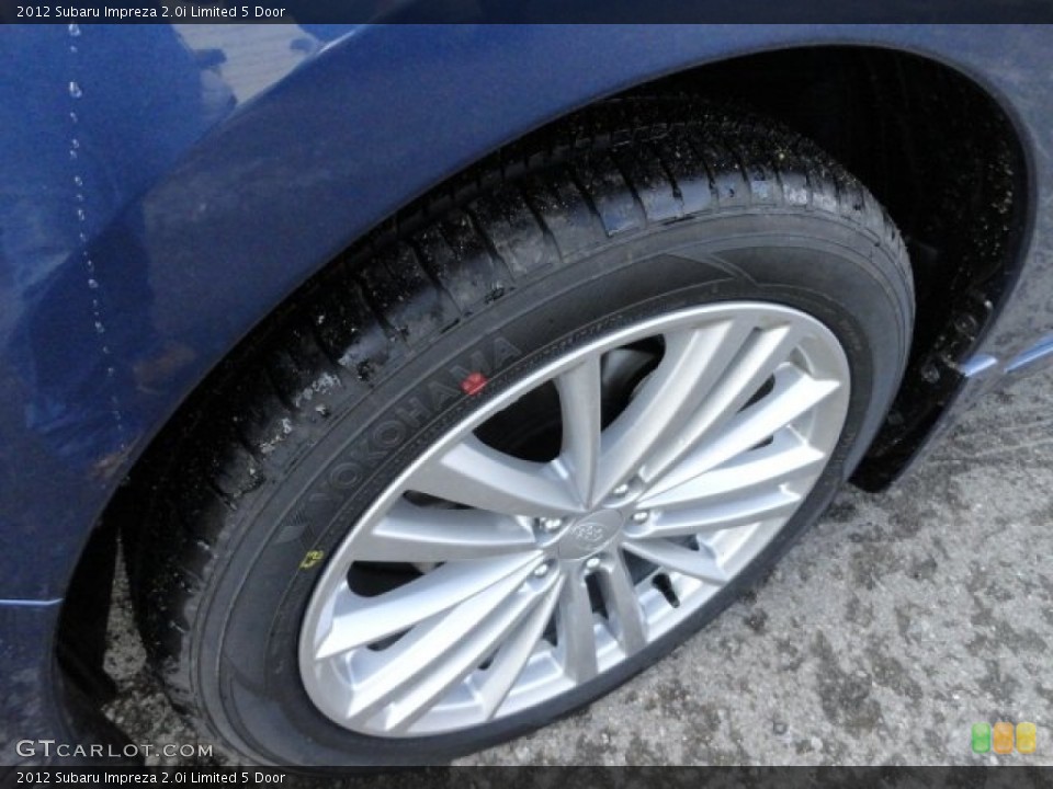 2012 Subaru Impreza 2.0i Limited 5 Door Wheel and Tire Photo #61224052