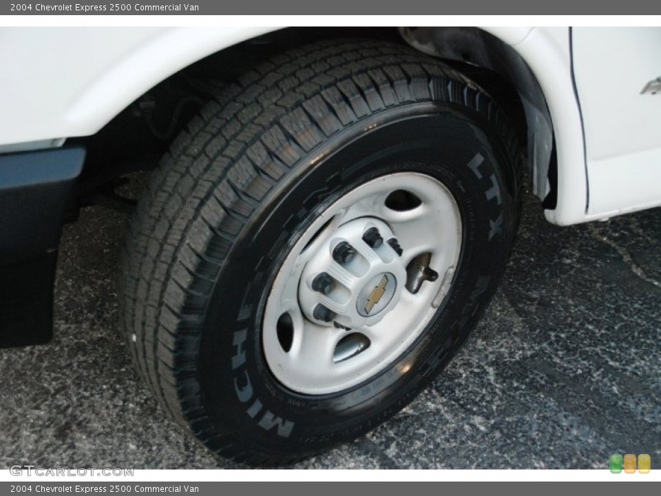 2004 Chevrolet Express 2500 Commercial Van Wheel and Tire Photo #61224157