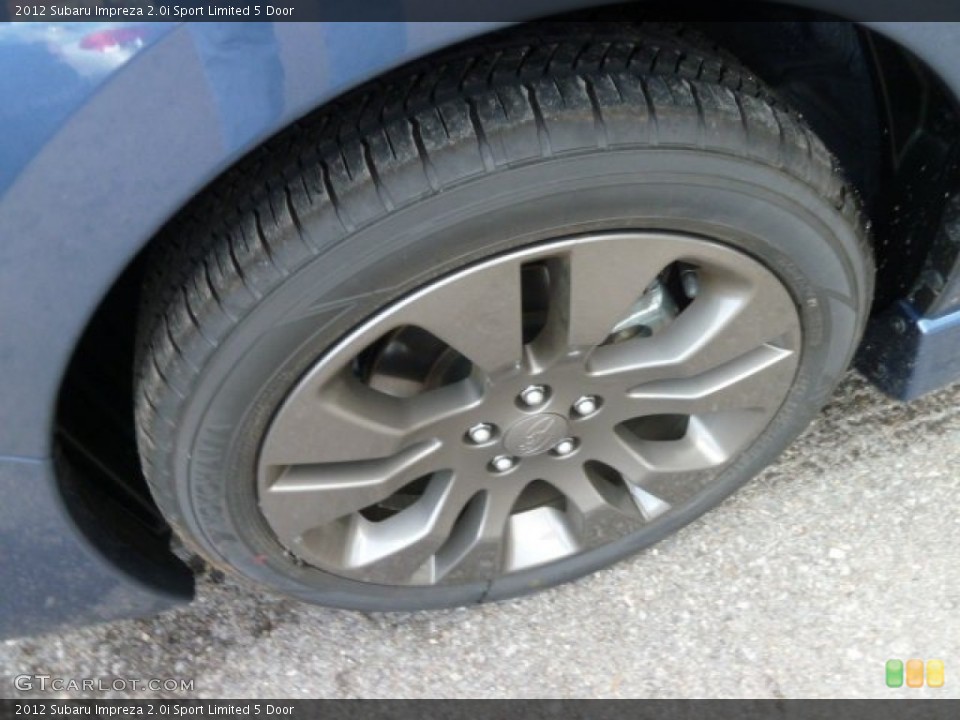 2012 Subaru Impreza 2.0i Sport Limited 5 Door Wheel and Tire Photo #61225393