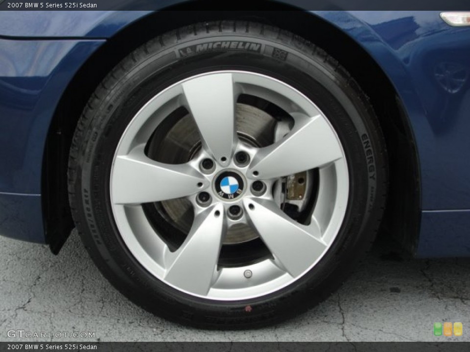 2007 BMW 5 Series 525i Sedan Wheel and Tire Photo #61228531