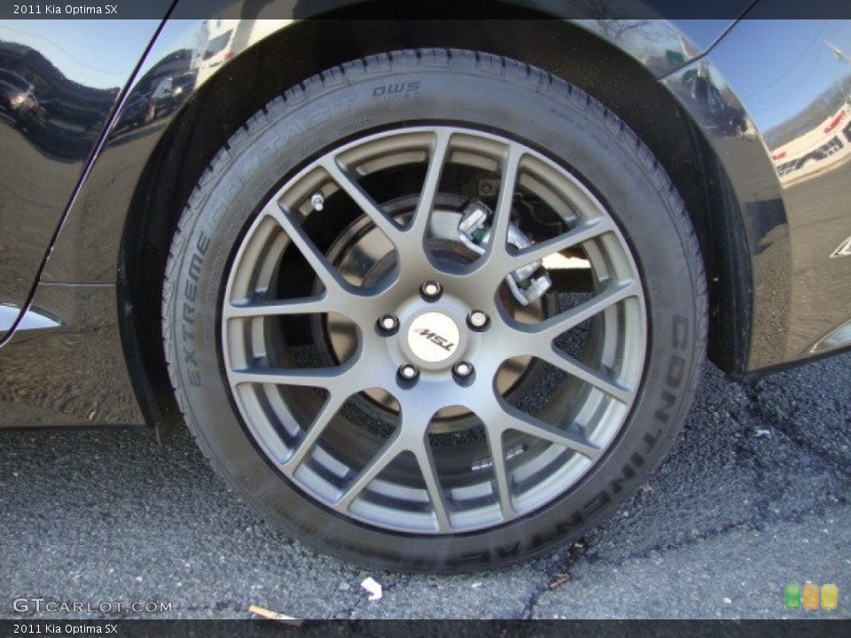 2011 Kia Optima Custom Wheel and Tire Photo #61228797