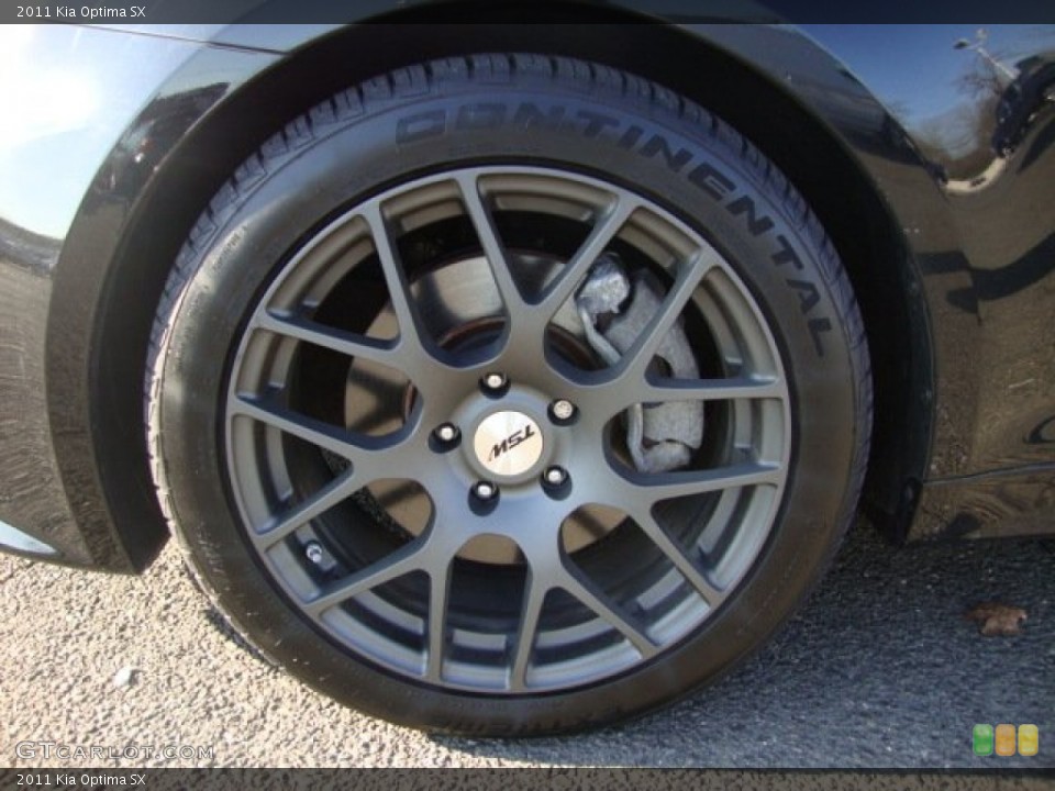 2011 Kia Optima Custom Wheel and Tire Photo #61228804