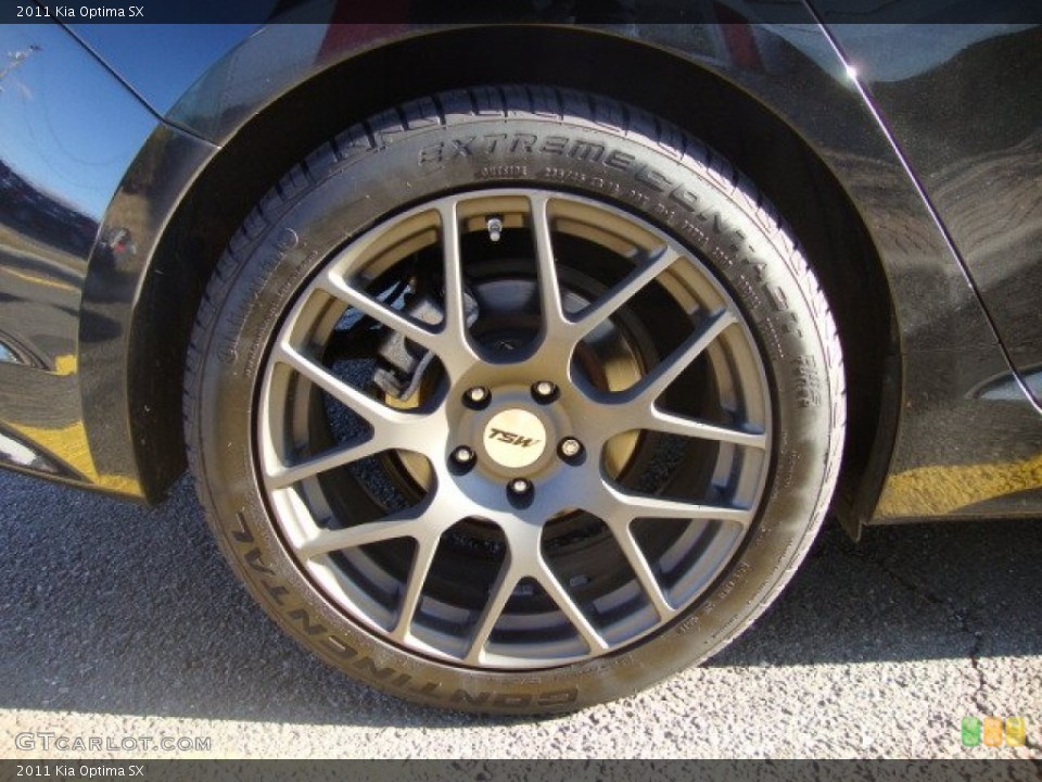 2011 Kia Optima Custom Wheel and Tire Photo #61228813