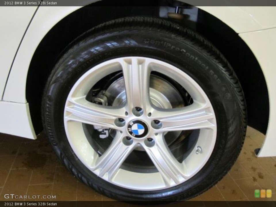 2012 BMW 3 Series 328i Sedan Wheel and Tire Photo #61231522