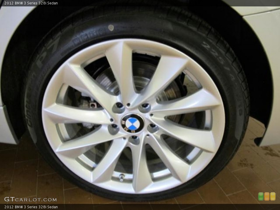 2012 BMW 3 Series 328i Sedan Wheel and Tire Photo #61231594