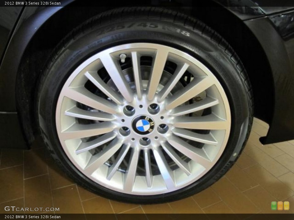 2012 BMW 3 Series 328i Sedan Wheel and Tire Photo #61231660