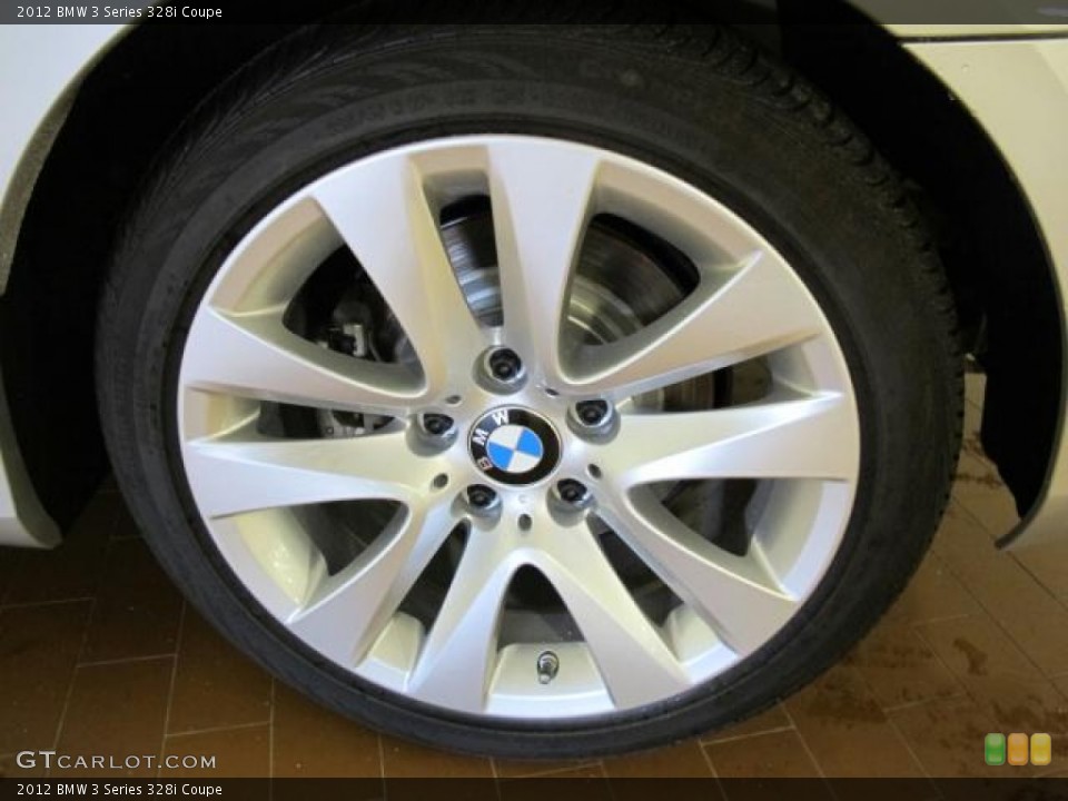 2012 BMW 3 Series 328i Coupe Wheel and Tire Photo #61231738