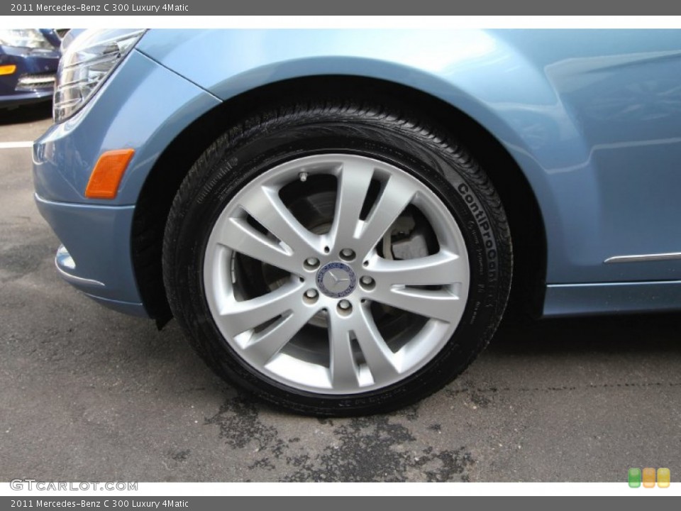 2011 Mercedes-Benz C 300 Luxury 4Matic Wheel and Tire Photo #61237498