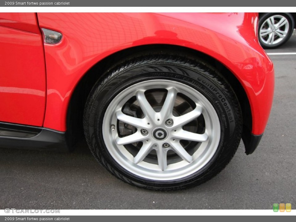 2009 Smart fortwo passion cabriolet Wheel and Tire Photo #61237955