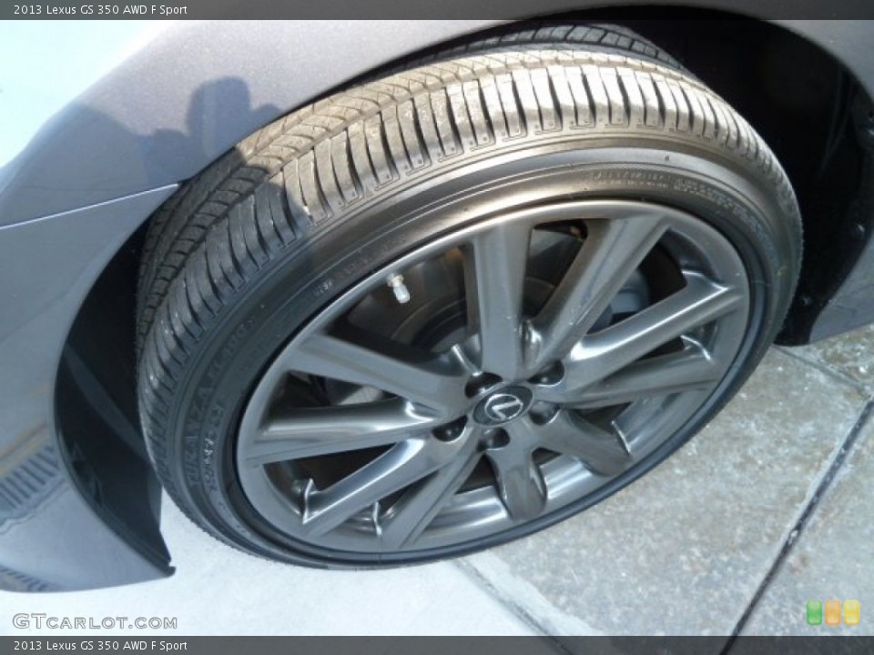 2013 Lexus GS 350 AWD F Sport Wheel and Tire Photo #61243613