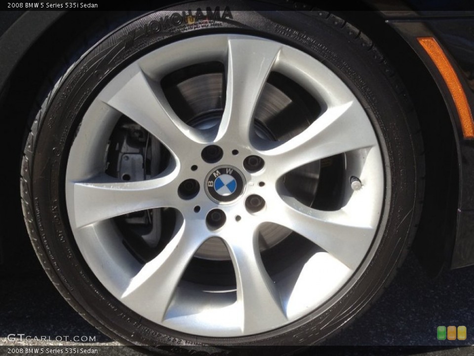 2008 BMW 5 Series 535i Sedan Wheel and Tire Photo #61259849
