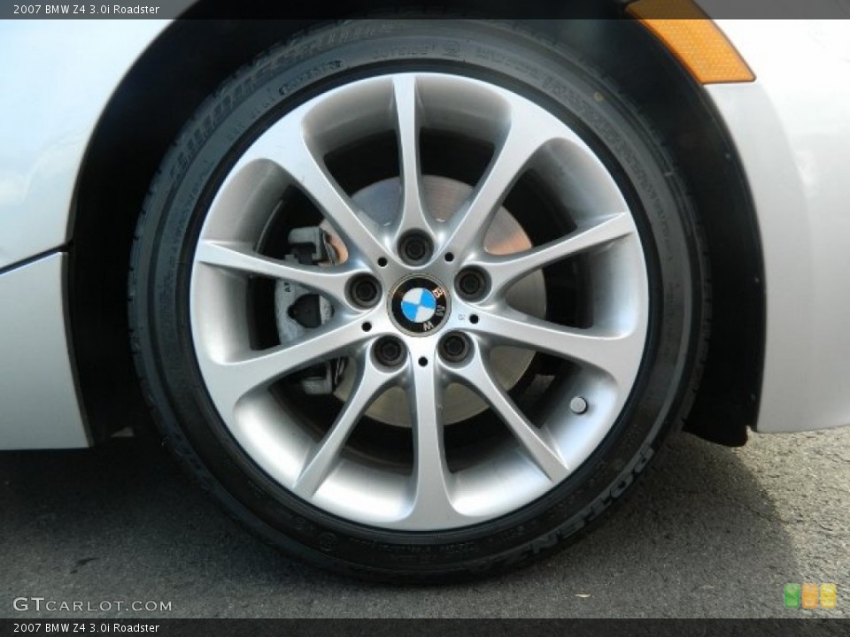 2007 BMW Z4 3.0i Roadster Wheel and Tire Photo #61267001