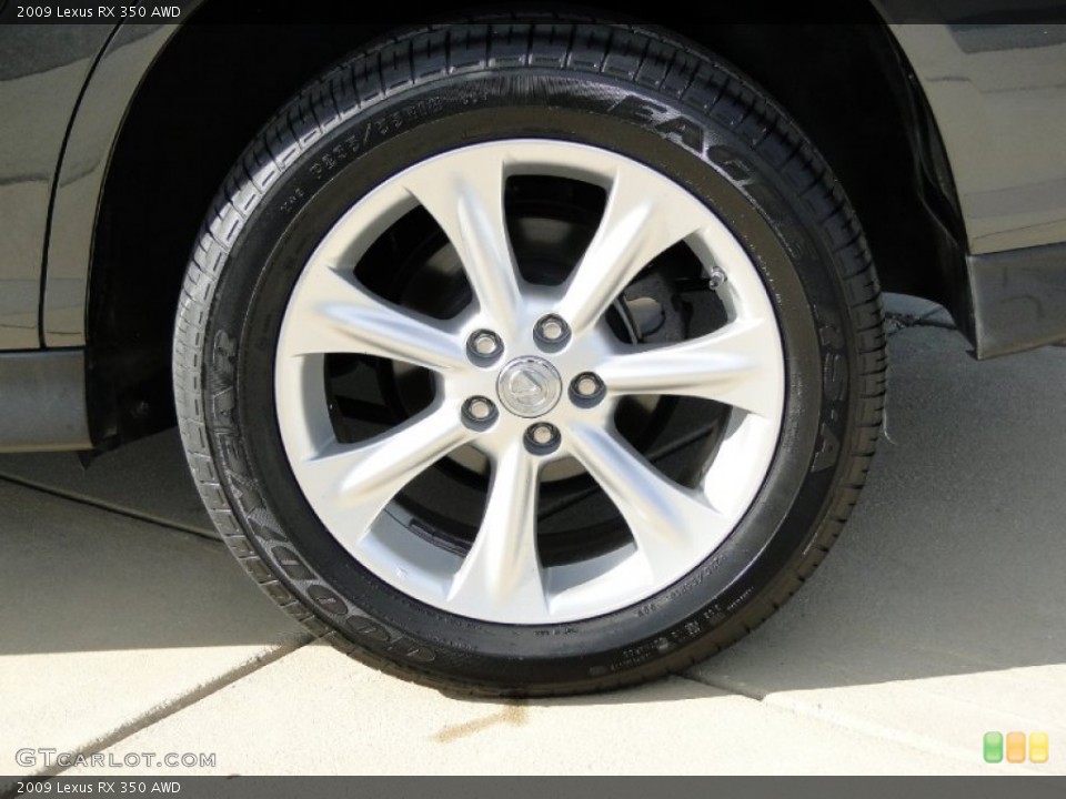 2009 Lexus RX 350 AWD Wheel and Tire Photo #61270571