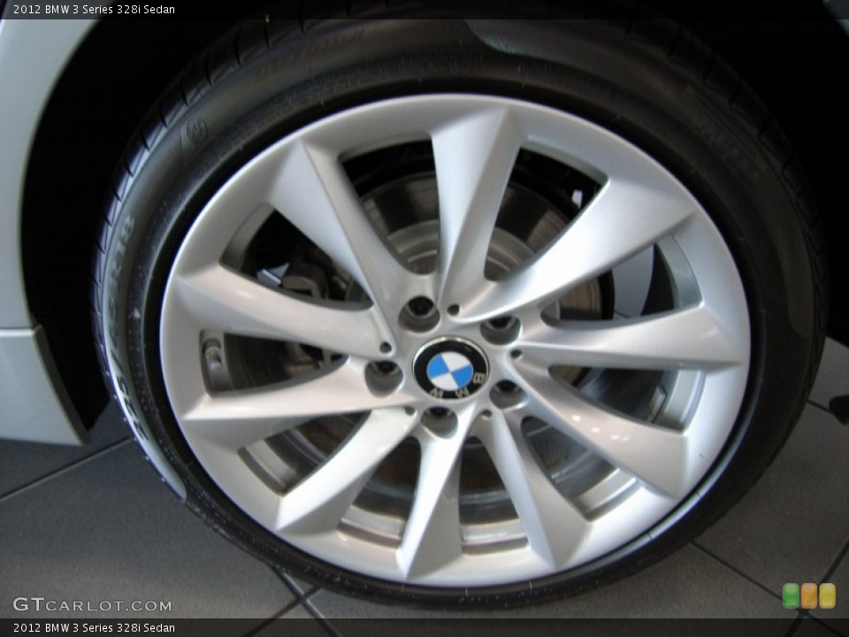 2012 BMW 3 Series 328i Sedan Wheel and Tire Photo #61270883