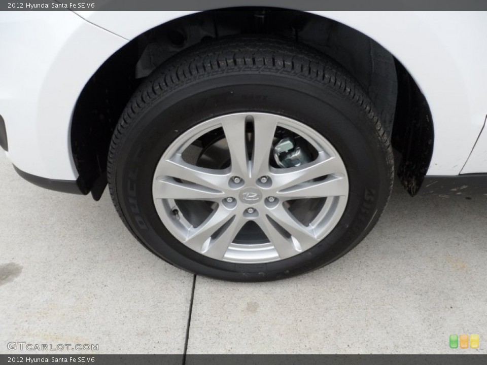 2012 Hyundai Santa Fe SE V6 Wheel and Tire Photo #61285166