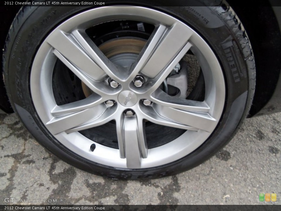 2012 Chevrolet Camaro LT 45th Anniversary Edition Coupe Wheel and Tire Photo #61308206