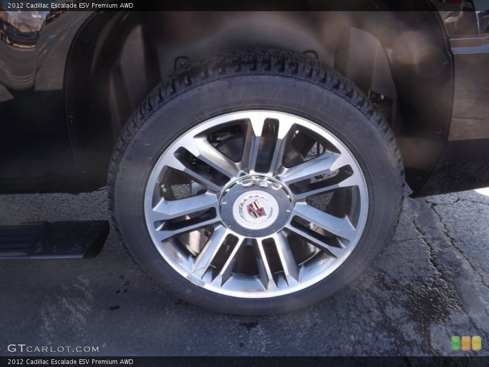2012 Cadillac Escalade ESV Premium AWD Wheel and Tire Photo #61309886