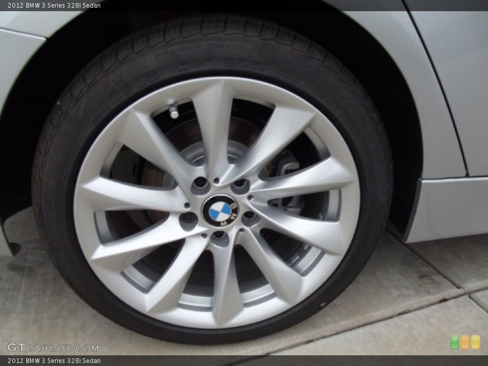 2012 BMW 3 Series 328i Sedan Wheel and Tire Photo #61317322