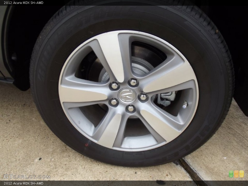 2012 Acura MDX SH-AWD Wheel and Tire Photo #61319084